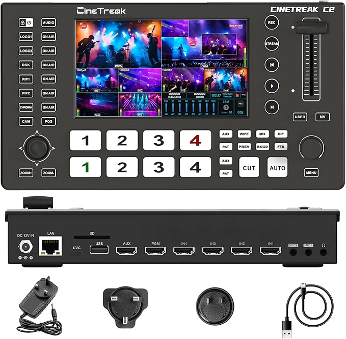 Cinetreak C2 HDMI 5.5 Inch Screen Multi-Format Professional PTZ Control Video by CINETREAKTechnology