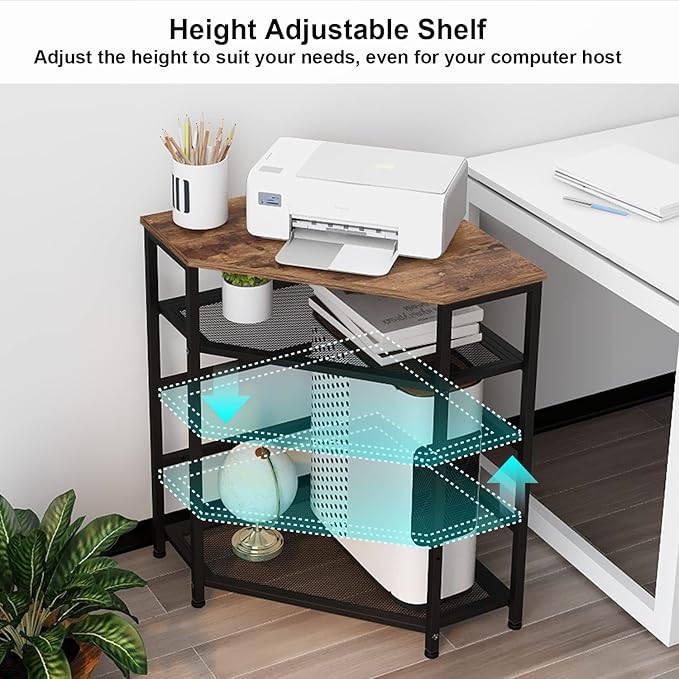 VEDECASA Corner Printer Stand Table - Image 4