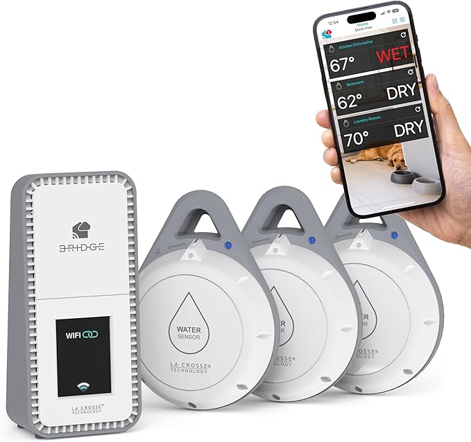 Leak Geek Spot Detection Wi-Fi Alert System by LaCrosseTechnology