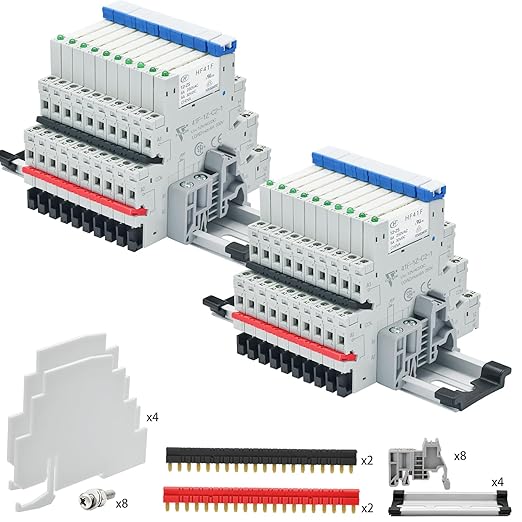 20Pcs 12V Electromechanical Power Relays 12V Relay Din Rail 5 Pin 6Amp SPDT by ZJWZJH
