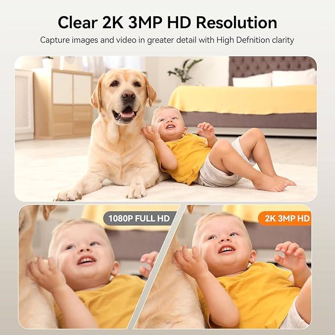 GBIUT Indoor Security Camera, Indoor Camera - Image 3