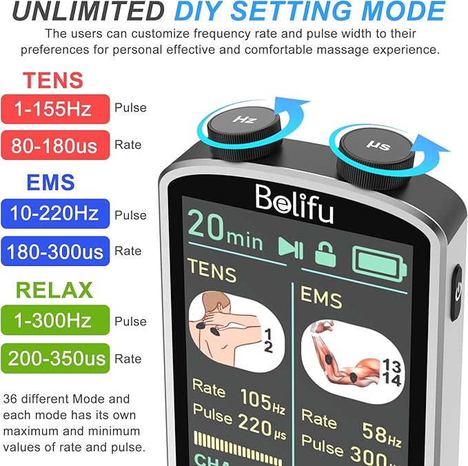 TENS EMS Unit Muscle Stimulator - Image 5