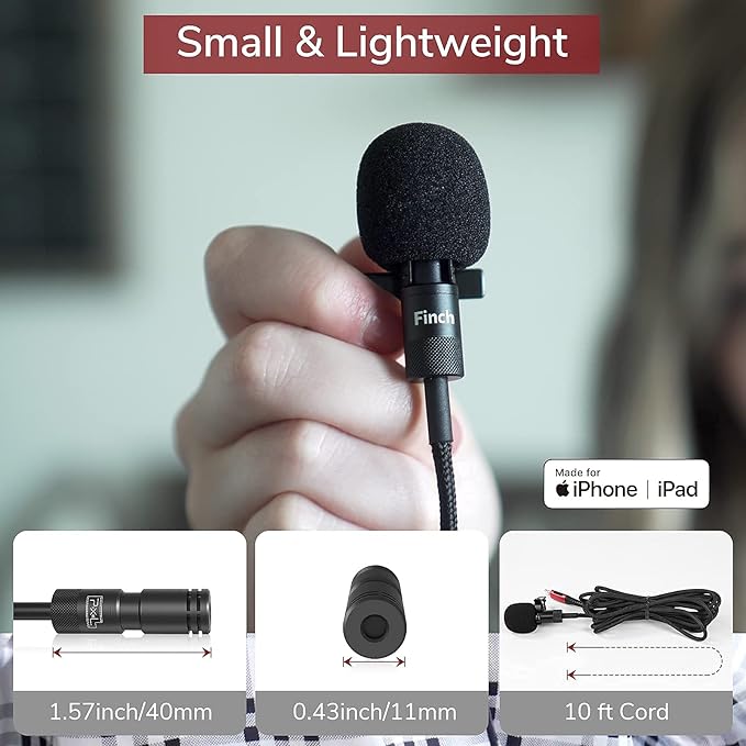 PIXEL Lavalier Microphone for iPhone | Lav Mic for Vlogging | External - Image 4