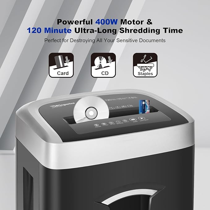 Wingwise 120-Minute Paper Shredder - Image 3