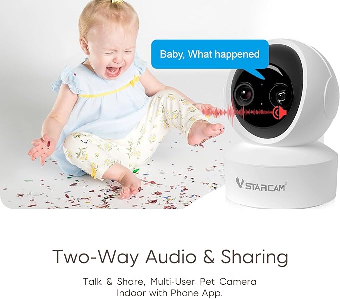 VSTARCAM Dual Lens Indoor Security Camera, 2K QHD - Image 7