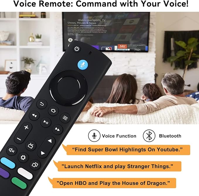 Replacement All Fire Smart TV Remote, Compatible - Image 4