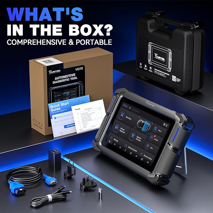 VDIAGTOOL Bidirectional Scan Tool VD70, OBD2 Scanner Diagnostic Tool - Image 9