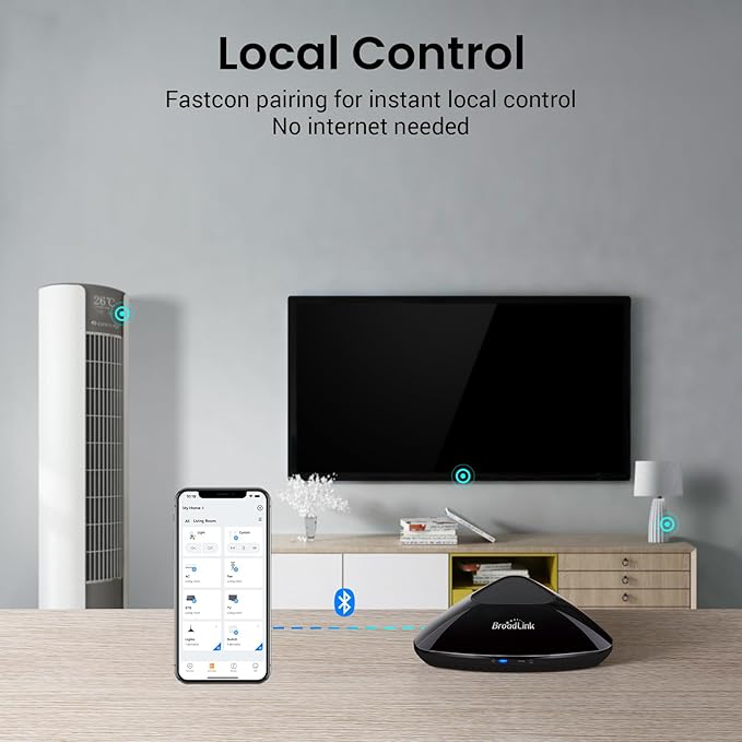 BroadLink Universal IR/RF Remote RM MAX, Wi-Fi & BLE Smart Hub - Image 3