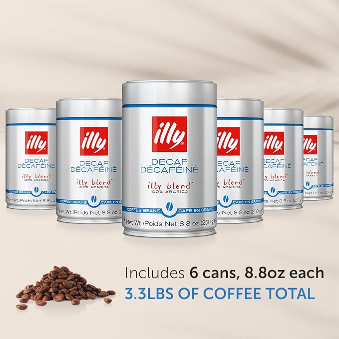 illy Decaf Whole Bean Coffee, Classico Decaffeinated Medium Roast, 100% Arabica - Image 2