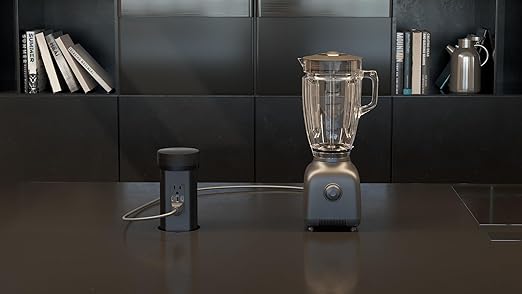 Kitchen Countertop Hidden Power Outlet w/USB, Motorized Pop Up, Custom Top - Image 5