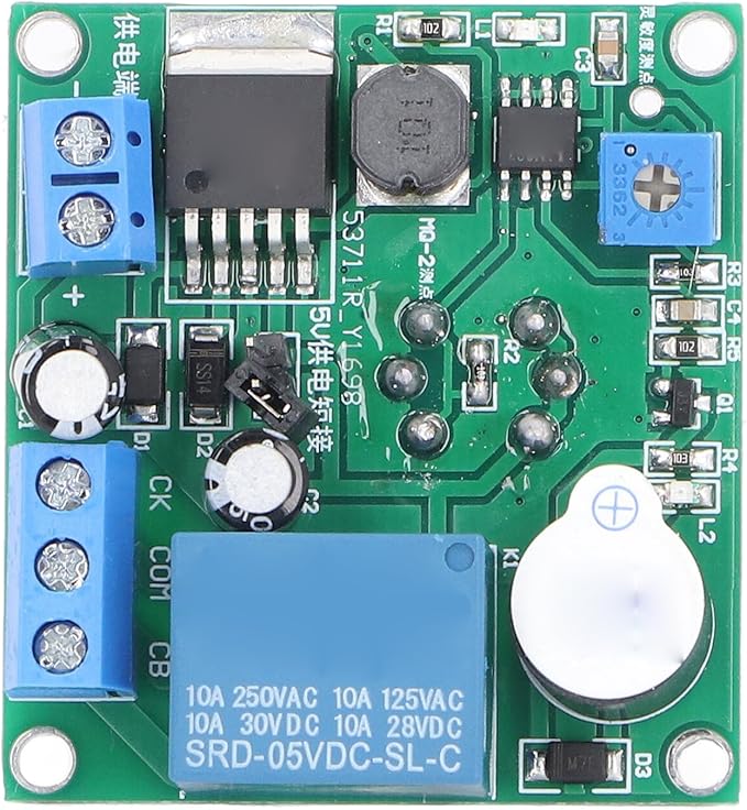 Smoke Sensor Module Switch, PVC Light Sound Alarm Smoke Detector Alarm Module - Image 6