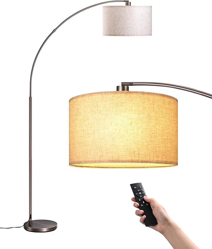 EDISHINE Dimmable Mid Century Modern Floor Lamp - Image 9