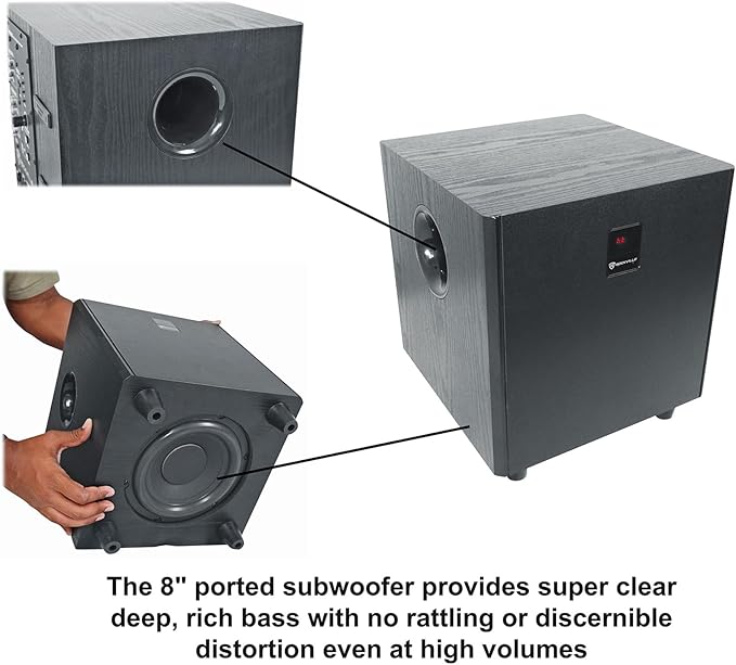 Rockville HTS820 1500W 5.1 Channel Home Theater System - Image 7