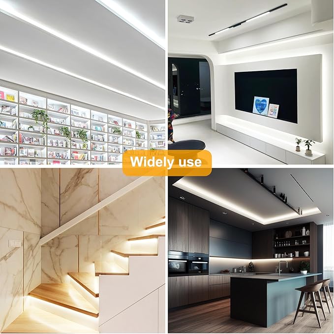 Pandery COB LED Strip Lights Cool White, 24V Dimmable led Light Strip KIT - Image 7