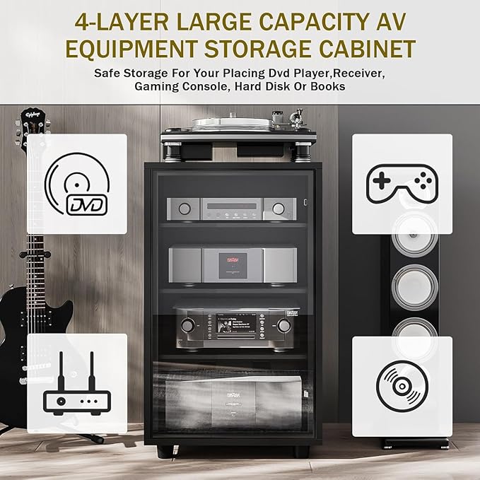 Grufle Media Storage Cabinet - Image 5