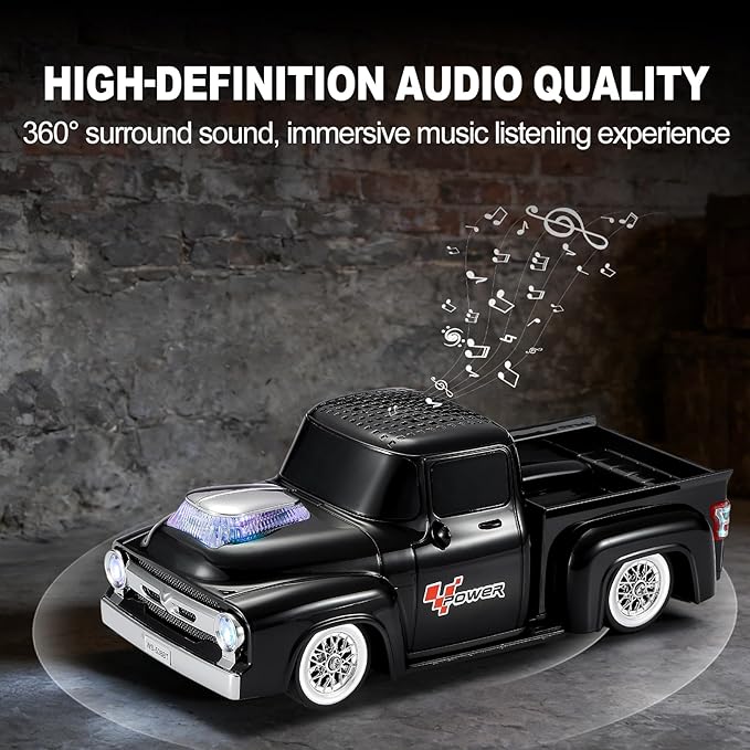 Vintage Pickup Truck Bluetooth Speaker, Retro Truck Model - Image 4