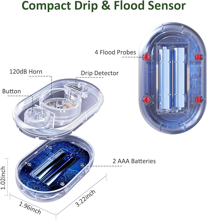 5 Pack WD61 Water Leak Detector - Image 2