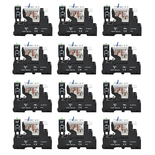 12 Pcs 8Amp Mini Relay Switch UL Listed DPDT by ZJWZJH