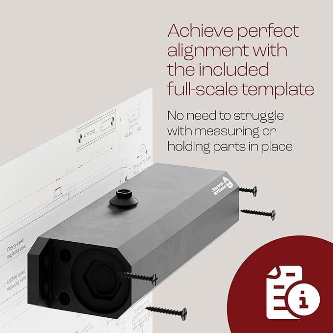 PrimeWare DC-600 Automatic Adjustable Door Closers - Image 6