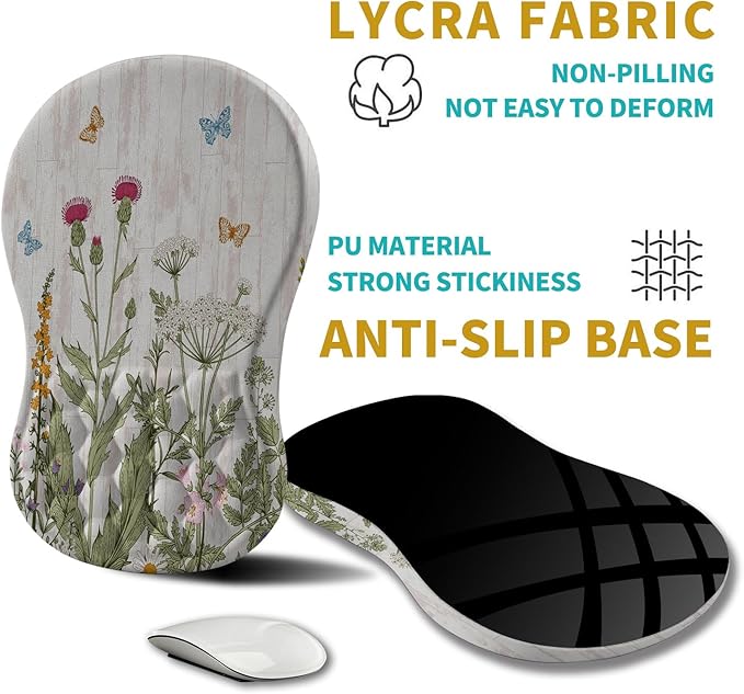Hokafenle Ergonomic Mouse Pad Wrist Support, Wrist Rest Mousepad - Image 5