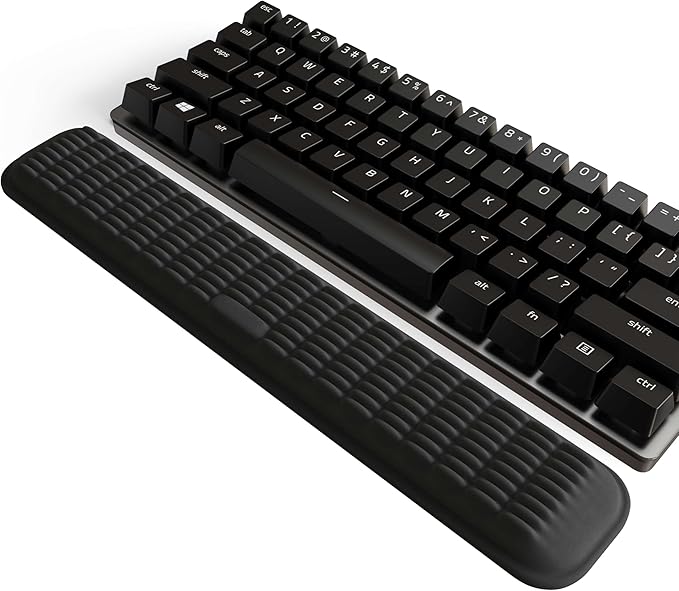 MEKASS Keyboard Wrist Rest for 60% Compact Keyboard, Ergonomic Soft Memory Foam by Mekass