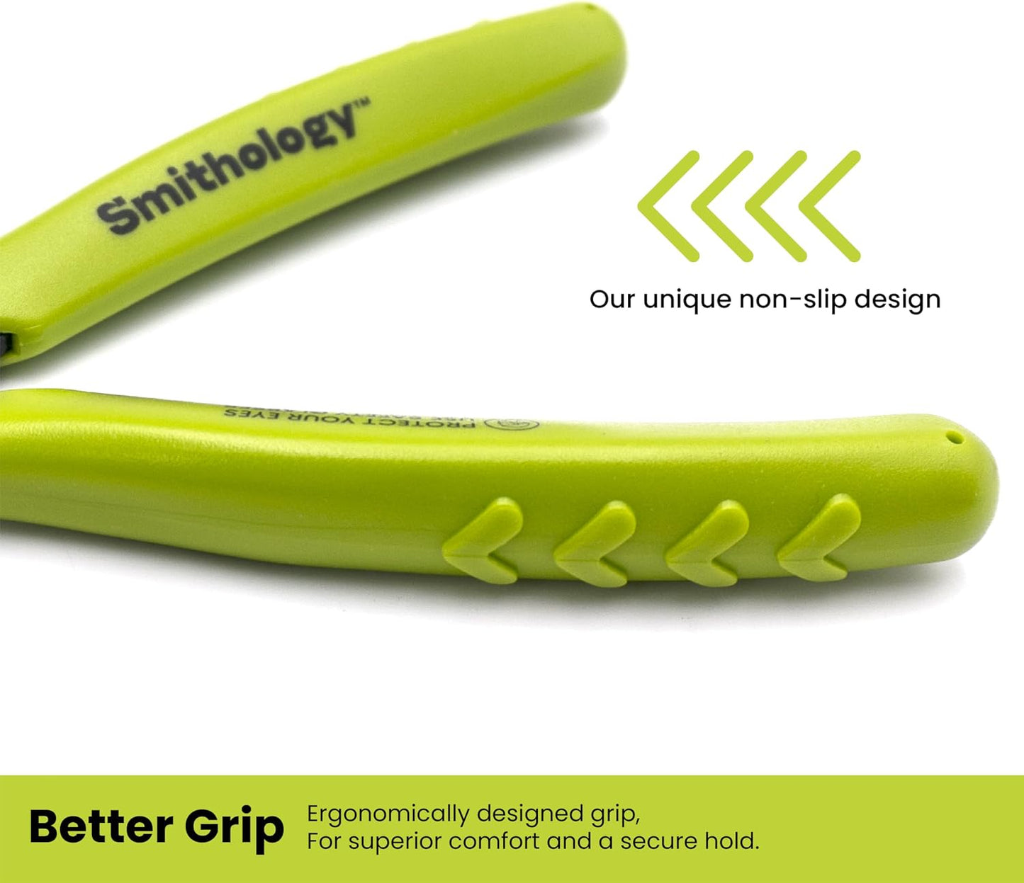Smithology Mini Needle Nose Pliers 3-Pack, 5.3" Long Nose, Serrated Jaws | Hidden Spring, Non-Slip Grip, Precision Tips — Electronics Repair, Jewelry, 3D Printing, Model Building, Beading, DIY Crafts