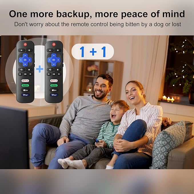 【Pack of 2】 New Replacement for All Roku TV Remote, Compatible for All - Image 2