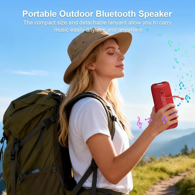 YOLOEMOT Waterproof Bluetooth Speaker, Wireless Shower Speaker - Image 9