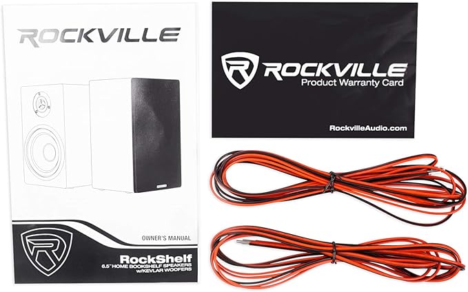 Rockville Pair RockShelf 64W V2 400w White 6.5" Bookshelf Speakers, 4 Ohm - Image 7