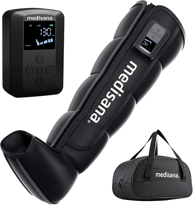 Medisana Leg Compression Massager, Cordless Rechargeable Air Pressure Boot by medisanaUSA