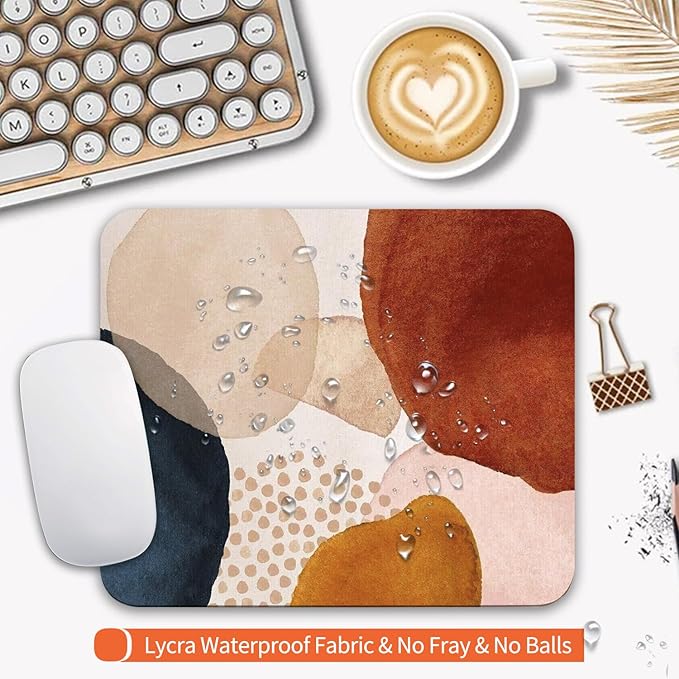 Armanza Square Mouse Pad Abstract Marble 2, Personalized Premium-Textured - Image 3