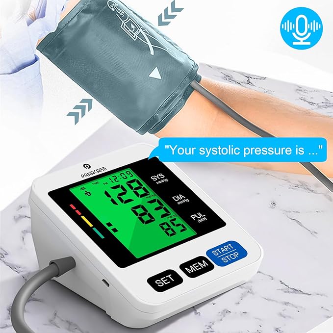 Panacare Blood Pressure Machine, Automatic Upper Arm Blood Pressure Monitor - Image 6