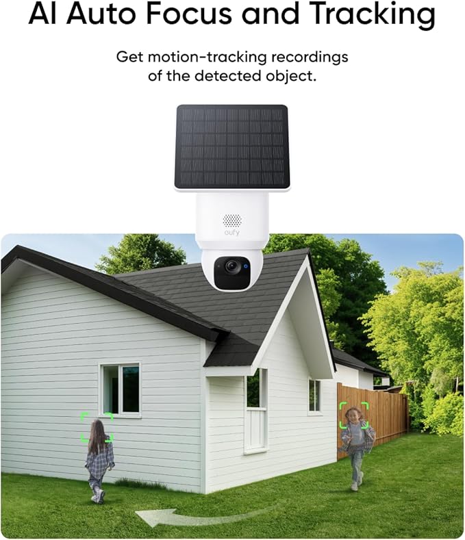 eufy Security SoloCam E30, Security Cameras Wireless Outdoor, Solar Camera - Image 3