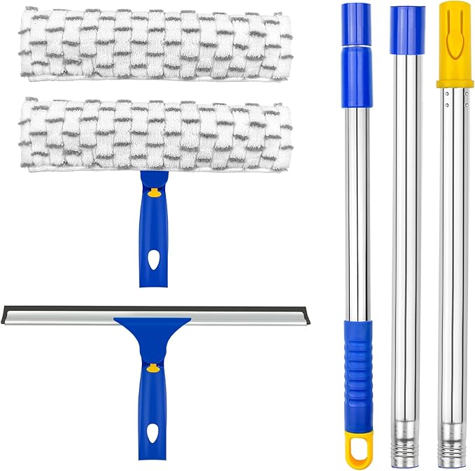 ITTAHO Squeegee for Window Cleaning, Extendable Window Cleaner for Car by ITTAHO