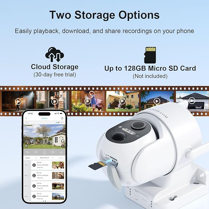 HOSAFE.COM Cameras for Home Security Outdoor, WiFi Outdoor Camera Wireless - Image 8