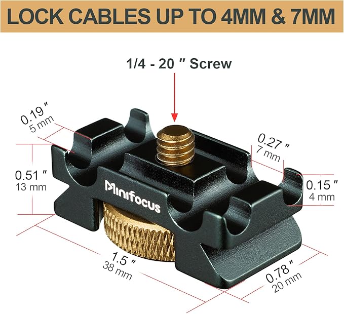 MINIFOCUS Camera Cable Clamp - Image 4