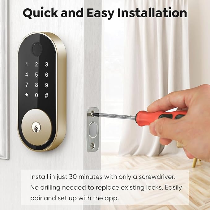 Fingerprint Smart Deadbolt - Image 8