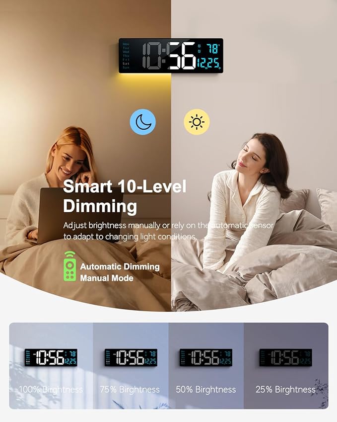 Digital Wall Clock, Wall Clock - Image 4