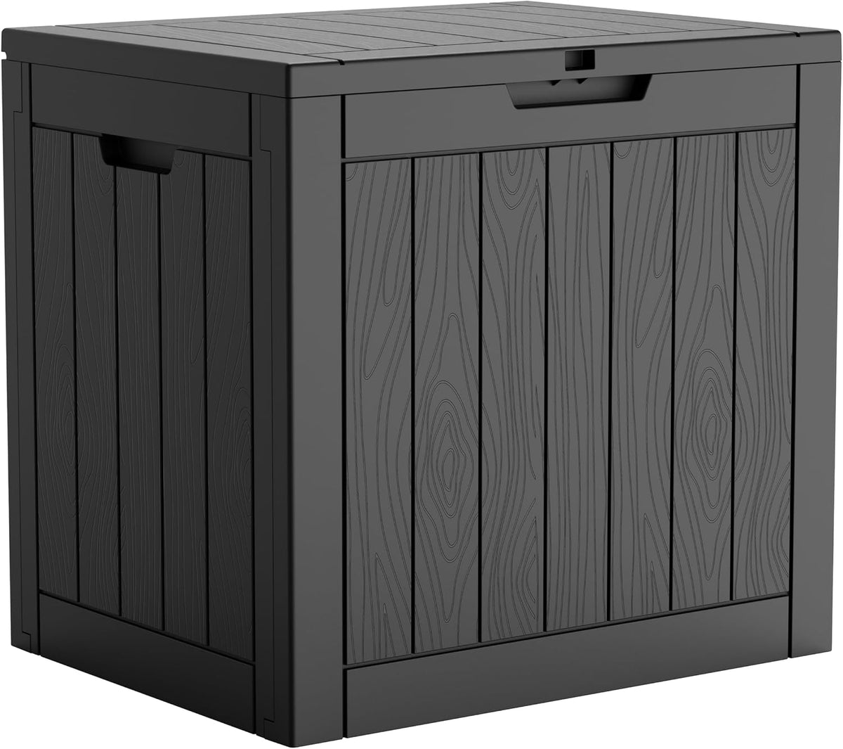 easyup 40 gallon outdoor storage box, black, main product view