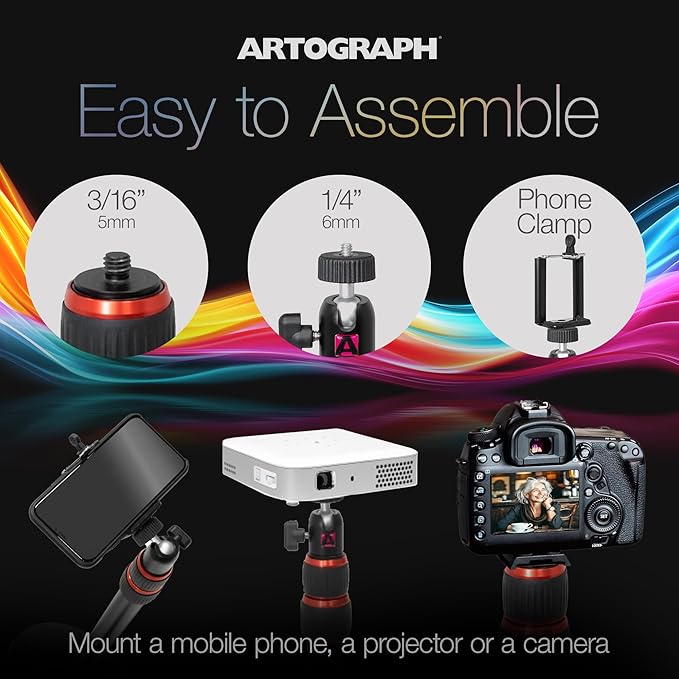 Artograph Height Adjustable Projector Stand, Art Monopod - Image 3
