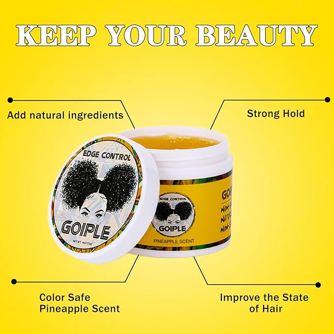 Goiple Edge Control Wax for Women Strong Hold Non-greasy Edge Smoother - Image 2