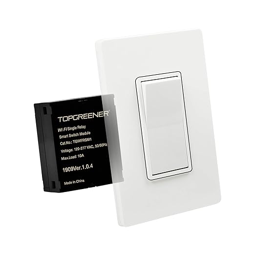 TOPGREENER Wi-Fi Relay Module, Hidden Smart Switch - Image 2