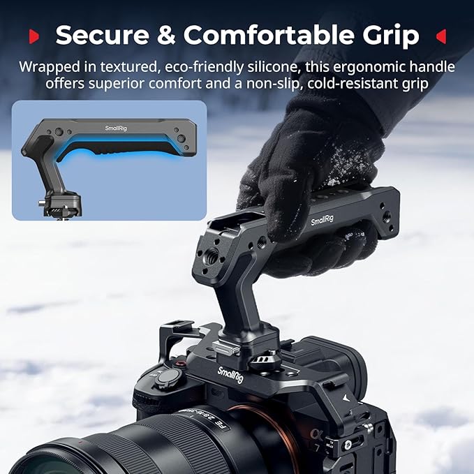 SMALLRIG Quick Release Top Handle, Dual-Direction & Compatible QR-Slide NATO - Image 3