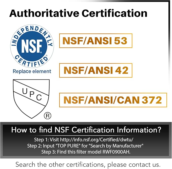 ICEPURE PLUS NSF/ANSI 53 Certified UKF8001 Refrigerator Water Filter, Compatible - Image 2