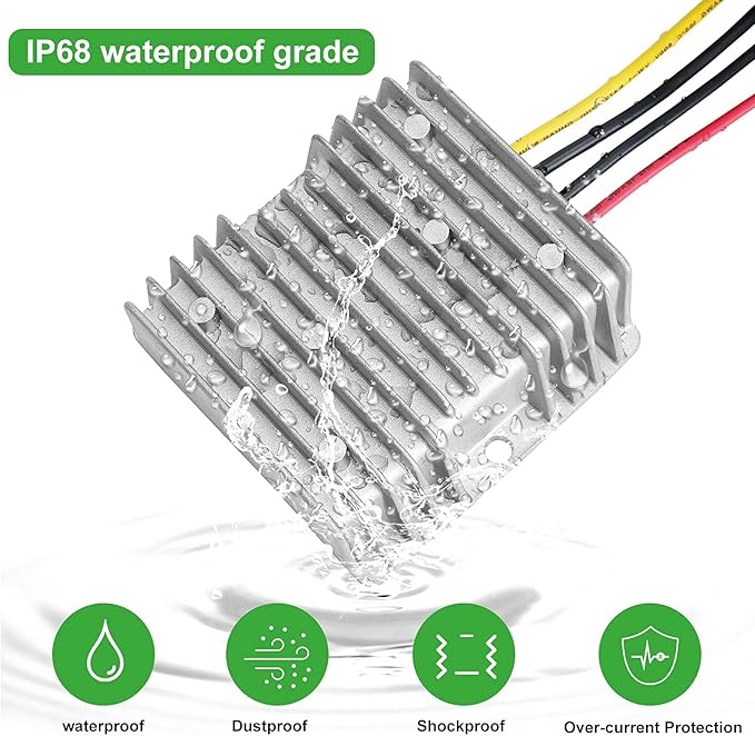 DC 24V Step Down to 12V 30A 360W Converter Regulator Waterproof Buck Power - Image 4
