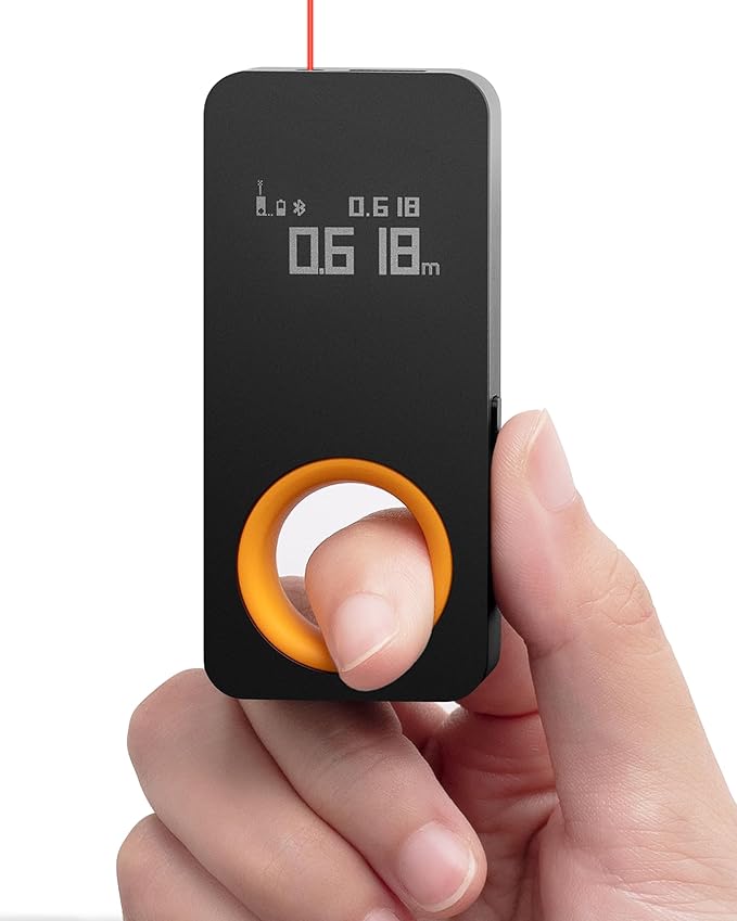 HOTO Laser Measuring Tool, Pocket-Size 98Ft Digital Laser Tape Measure ±2mm by HOTOTools