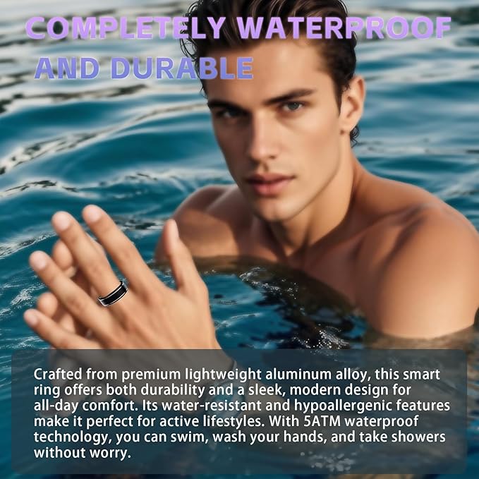 Activity Tracker Ring for Men – Smart Ring - Image 8