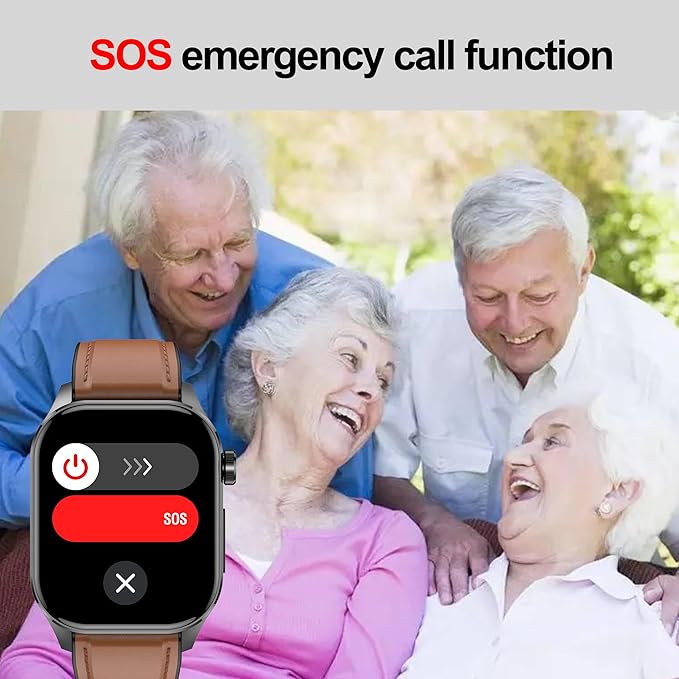 Smart Watch for Men Women, 2.04" AMOLED Color Screen, 24/7 Heart Rate, Blood - Image 9
