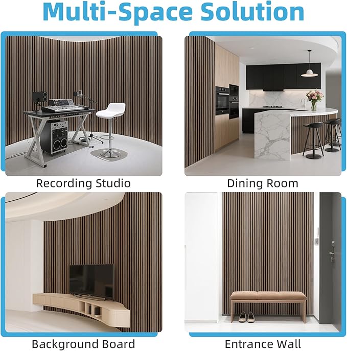 Art3d 2-Pack Acoustic Wood Slat Wall Panel - Image 9