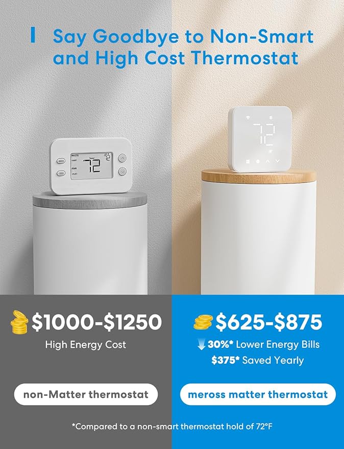 meross Smart Thermostat for Home, WiFi Thermostat Works - Image 4